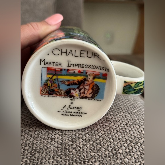 Irises Vincent Van Gogh Master impressionists D Burrows Mug Chaleur - Picture 6 of 6